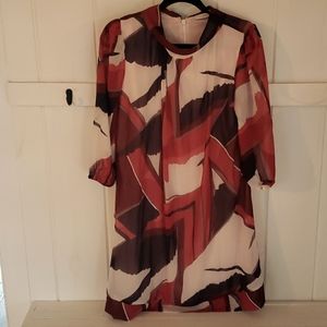 Eva Mendes for New York & Company Red and Black Dress